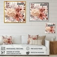 thumbnail image 4 of Designart "Orange Cream Chrysanthemum Scenery" Floral Chysanthemum Wall Decor, 4 of 5