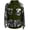 Army Green, variant on Men's Camo Cargo Quarter-Zip Pullover Hoodie, Vintage Casual Long Sleeve Sweatshirt with Pocket and Drawstring for Outdoor,Army Green,L