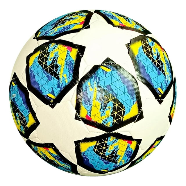 S SERENABLE Soccer Ball Size 5 Lightweight Portable Match Ball for Club Game Competition C