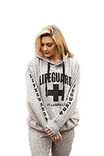 LIFEGUARD Official Ladies Fort Lauderdale Hoodie White