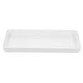 thumbnail image 4 of Raindrops Toilet Tank Tray 1Pack White Rectangular Vanity Tray Bathroom Use Countertop Organization Organizers, 4 of 8