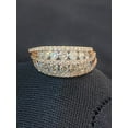thumbnail image 3 of Pave 1.50 Cts Round Brilliant Cut Diamonds Iced Out Hip Hop Band Ring In Hallmark 14K Rose Gold, 3 of 13