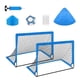 thumbnail image 1 of Juego de portería de fútbol para niños, ayuda de entrenamiento con bolsa de transporte, red de fútbol plegable portátil, de fútbol para regalo, 1 of 8