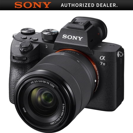 Sony Alpha a7 III 24MP 4K Ultra HD Mirrorless Camera with FE 28-70mm f/3.5-5.6 OSS II Lens, Black