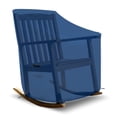 thumbnail image 4 of Rocking Chair Cover 18 Oz Waterproof - 100% Weather Resistant PVC Coated Patio Furniture Cover with Air Pockets & Drawstring for Snug Fit (39" (H) X 32" (W) X 40" (D) X 15" (FH), Blue), 4 of 6