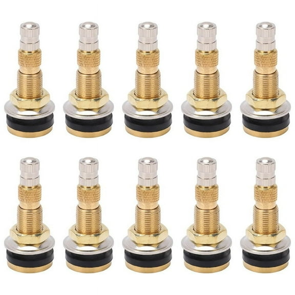 10pcs TR618A Tractor Air Liquid Valve Stems,Tubeless Clamp in Tire Valve Stem for Industrial Agricultural Wheels,Tractor