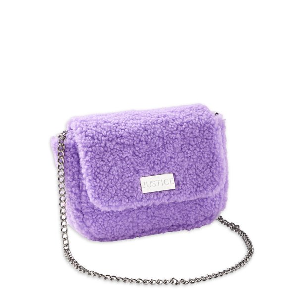 Justice Justice Girls Mini Sherpa Flap Bag