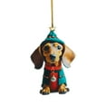 thumbnail image 1 of Cartoon Cute Dog Car Hanging Home Tree Pendant Christmas Tree Pendant Home Decoration Window Car Ornament Backpack Ornament Christmas White Elephant 1PC Transformer Ornament, 1 of 7