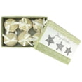 thumbnail image 3 of Northlight 6ct "Merry Christmas" and Stars Decoupage Shatterproof Ball Ornament Set 2.75" - Cream, 3 of 3