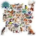 thumbnail image 5 of 35pcs-50pcs Cute Animal Stickers Wildlife  Stickers Nature DIY Stickers for Luggage Notebooks Suitcases, 5 of 9