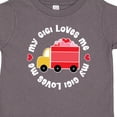 thumbnail image 4 of Inktastic My Gigi Loves Me Valentine Truck Boys or Girls Toddler T-Shirt, 4 of 5