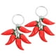 thumbnail image 5 of 2 llaveros colgantes de chile, llaveros de recuerdo de fiesta, llavero de chile de imitación, llavero de chile, adorno para llave, 5 of 7