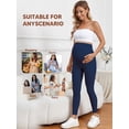 thumbnail image 3 of Athlemo Maternity Leggings with Over Bump Support High Waist Pregnancy Activewear Pants, 3 of 7