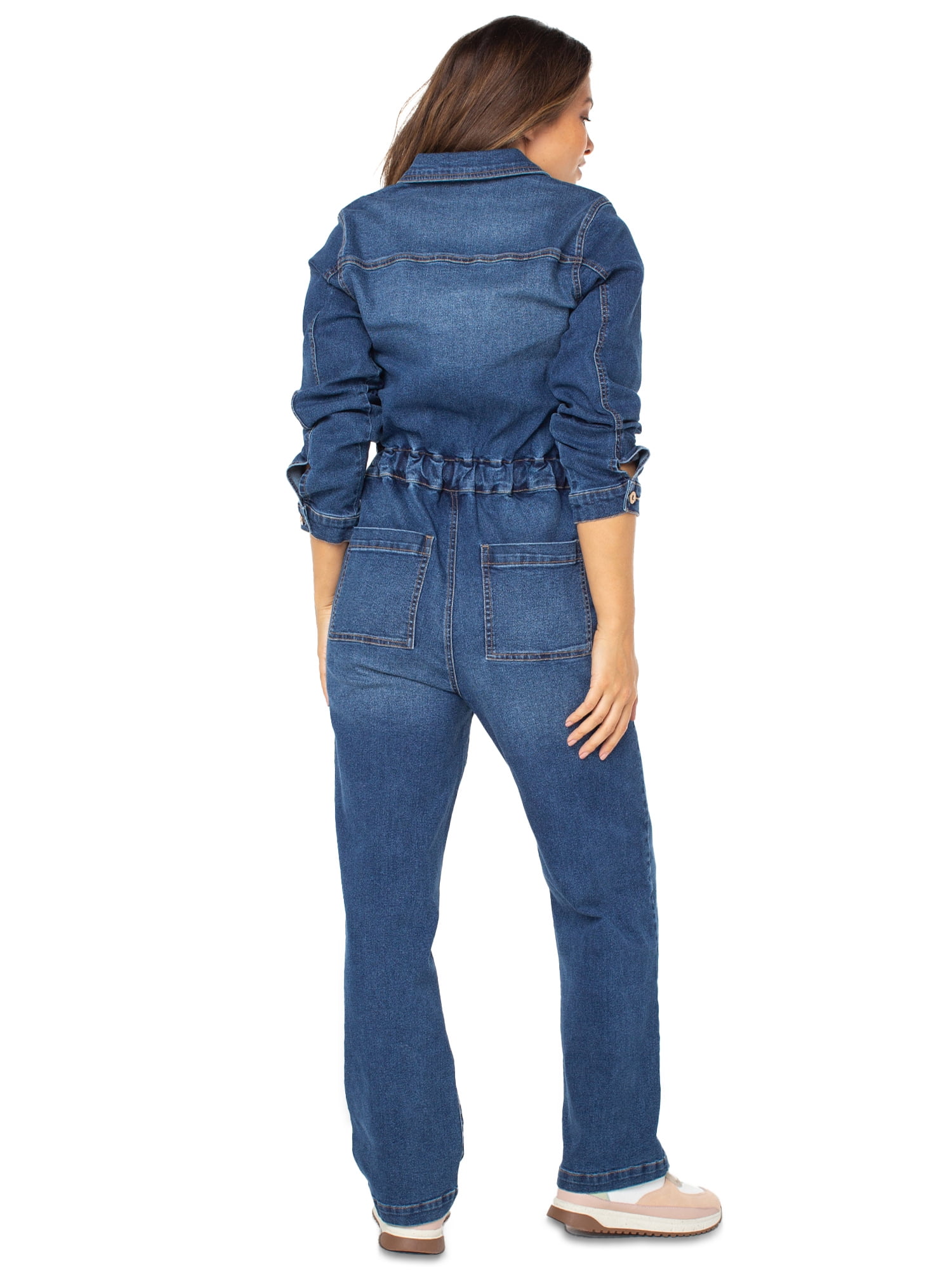 Celebrity Pink Women's Juniors Long Sleeve Boilersuit, Sizes XS-XXXL