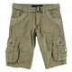 thumbnail image 1 of XRAY Mens Belted Double Pocket Casual Cargo Shorts, ltbeige, 30, 1 of 2