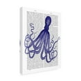 thumbnail image 2 of Trademark Fine Art 'Blue Octopus 4' Canvas Art by Fab Funky, 2 of 3
