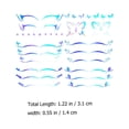 thumbnail image 2 of 6 Sheets Eye Shadow Stickers Adhesive Eye Makeup Stickers Eyeliner Decals, 2 of 8