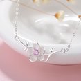 thumbnail image 2 of Collier Pendentif Bijoux Fleur de Cerisier Collier Charme Collier pour Femmes, 2 of 7