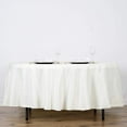 thumbnail image 3 of BalsaCircle 10 Pieces 108" Ivory Round Polyester Tablecloths Fabric Table Cover Linens, 3 of 7