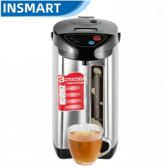 INSMART 7.2QT Water Boiler and Warmer, Stainless Steel Electric Water Boiler with 3-Way Dispensing System, Hot Water Dispenser for for Tea, Coffee, and Baby Formula