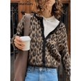thumbnail image 2 of Chaqueta Lisa holgada con solapa para mujer, abrigo de manga larga con doble botonadura y bolsillo, informal, combina con todo, otoño e invierno, 2024, 2 of 5