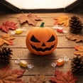 thumbnail image 6 of Pumpkin Slow Rising Stress Toy, Halloween Squeeze Fidget for Kids Adults, Spooky Sensory Decompression Toy for Party Favors Classroom Prizes, 6 of 8