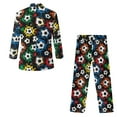 thumbnail image 5 of Xoenoiee Soccer Paint Splatter Print Boys Outfit Kids Tuxedo Suit Set Teens Graduation Outfits Dress Wear Blazer Set Prom Outfit, Size 11-12 Years, 5 of 7