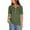 Army Green 1, variant on XuJwPNcy Summer Tops for Women Trendy V Neck Button Short Sleeve Shirts Casual Loose Comfy Tunics