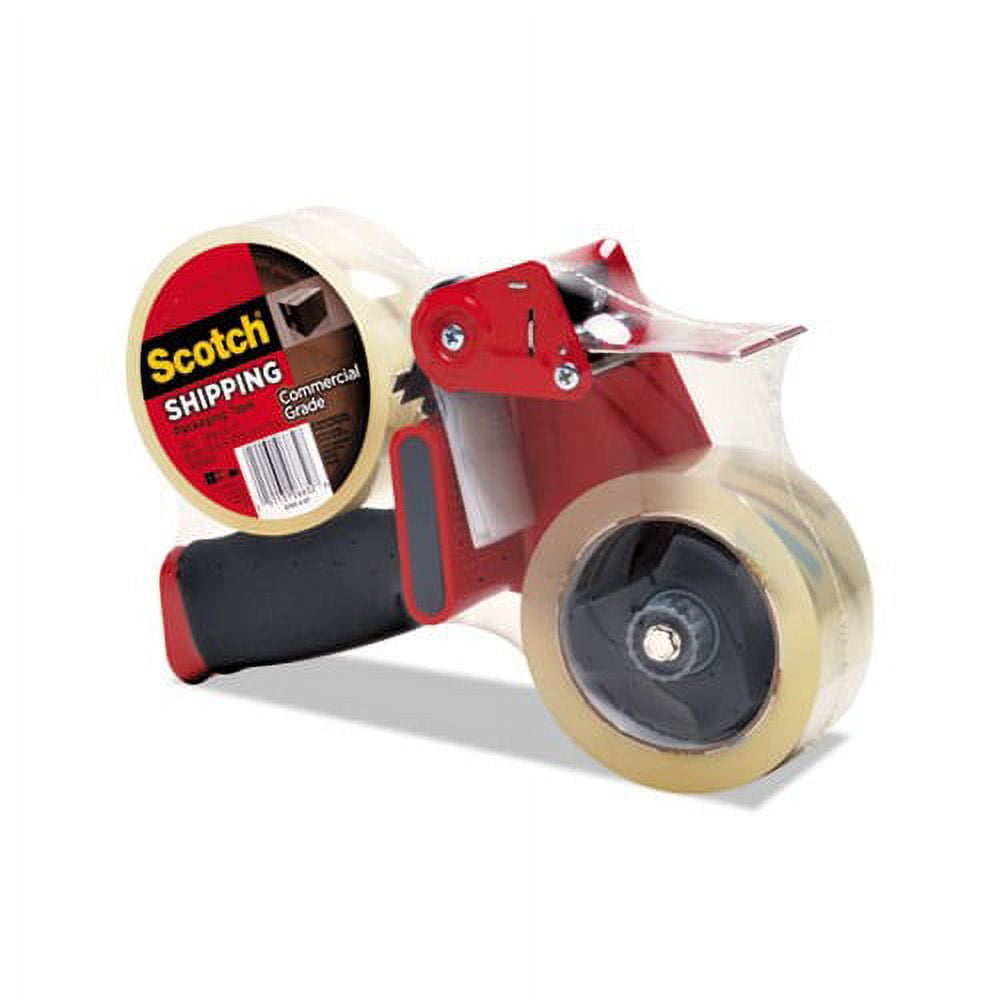 Packaging Tape Dispenser with 2 Rolls of Tape 1.88" x 54.6yds