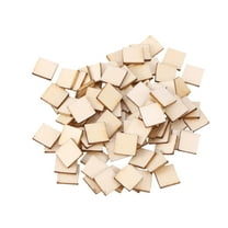 REACHISE 300 Unfinished Wood Pieces DIY Crafts 20mm