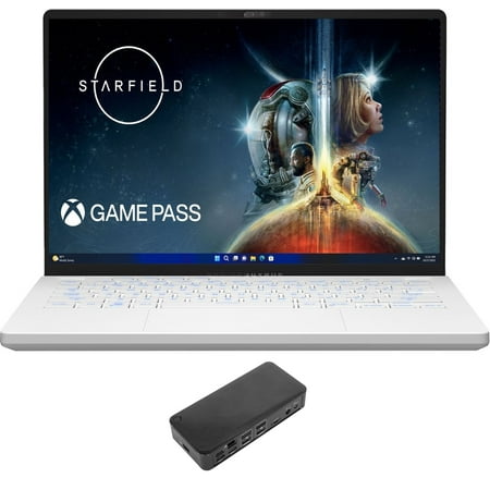 ASUS ROG Zephyrus G14 GA402 Gaming/Entertainment Laptop (AMD Ryzen 9 7940HS 8-Core, 14.0in 165 Hz Wide QXGA (2560x1600), GeForce RTX 4080, 32GB DDR5 4800MHz RAM, Win 11 Home) with USB-C Dock