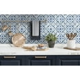 thumbnail image 6 of Daisy Bennett DB20502 18 ft. Sorento Tile Wallpaper, Navy, 6 of 9
