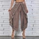 thumbnail image 2 of Pantalones casuales de algodón y lino de color liso y cintura alta para mujer, 2 of 5