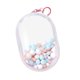 thumbnail image 5 of Estuche para guardar minifiguras, bolsa transparente de PVC para exhibir muñecas, cierre de cremallera, ideal para coleccionistas. Rosa M con bolitas, 5 of 9