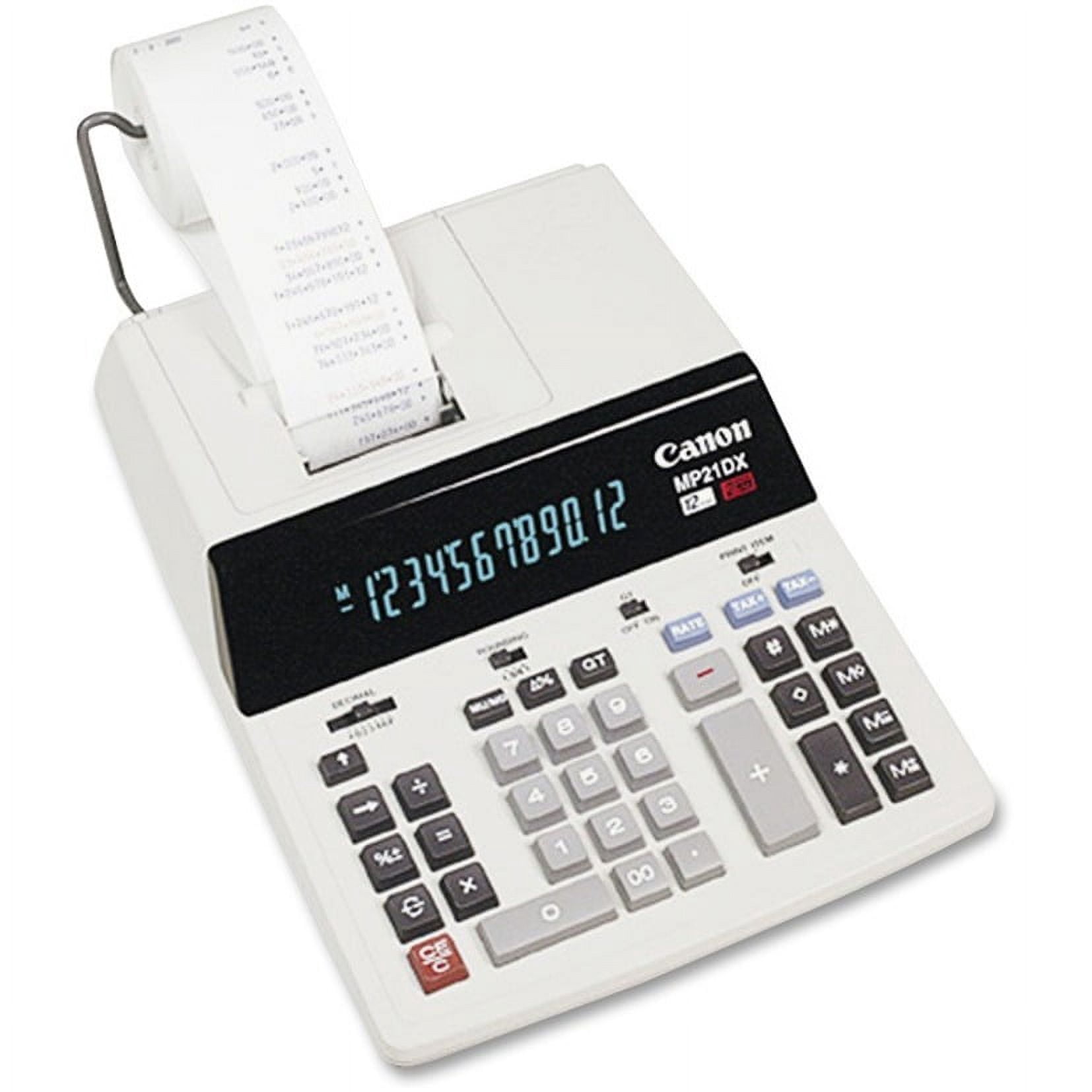 Canon CNMMP21DX 12-Digit Calculator, White