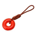 thumbnail image 2 of bestolf Spiked Ring Dog Chew Toy for Interactive Squeaky Spiky Ring with Rope Dog Training Fetch Toy for Small Medium Large Dogs, 2 of 11