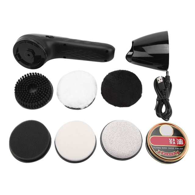 Shoe Brush -USB Rechargeable Electric Shoe Brush Handheld Multifunctional Leather Shoes Polisher