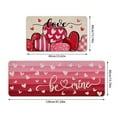 thumbnail image 2 of Dsscvnef Tapis de Porte Décoratif pour la Saint-Valentin, Tapis d'Entrée Intérieur/extérieur avec Motif à Pois Rouges, Ensemble de 2 Pcs, 2 of 4