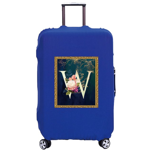 New Travel Suitcase Luggage Covers Protective Covers Scratch Proof Dust Cover Reusable Dust Cover Flower Pattern Series 8flowerW L