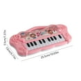 thumbnail image 3 of Pink Mini Electronic Organ Toy With 22 Keys For Children Beginner Music Learning, 3 of 8