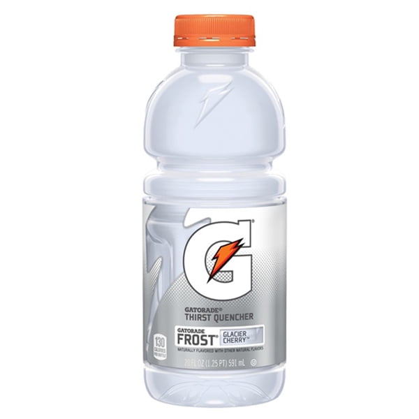 Gatorade Glacier Cherry 20 Oz Plastic Bottles Pack of 24