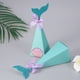 thumbnail image 4 of KAKOWELY 10 piezas/set de caja de dulces cónica para fiesta temática de sirena, suministros para fiesta de bienvenida al bebé, cumpleaños, boda y fiesta temática de sirena, 4 of 5