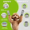 thumbnail image 5 of TELOLY 4Pcs Dog Socks,Anti-Slip Pattern Cotton Knit Dog Clothes,For Hardwood Floors Dog Socks to Prevent Licking Paws,Gray1, 5 of 7