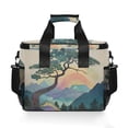 thumbnail image 7 of FORMRS Insulated Cooler Bag 24 Cans Capacity Soft Leakproof Lunch Box with Side Pockets, Pine Tree Rainbow, 7 of 7