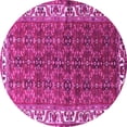 thumbnail image 1 of Ahgly Company Indoor Round Persian Pink Traditional Area Rugs, 7' Round, 1 of 4