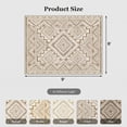thumbnail image 6 of CHITOOMA 6'x9' Area Rugs for Living Room, Washable Boho Moroccan Rug Soft Vintage Distressed Geometric Tribal Area Rug for Bedroom Dining Room Office with Non-Slip Backing, Stain Resistant Non-Shed, 6 of 9