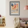thumbnail image 3 of Historic Framed Print, Foire France-Ameacutericaine de Saint-Sulpice. Le Secours de Guerre, 17-7/8" x 21-7/8", 3 of 9