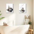 thumbnail image 6 of Elegant Zen Stones Canvas Wall Art Framed Canvas Prints Minimalist Nature Wall Art, Peaceful Zen Wall Art for Bathroom Wall Art, Bedroom Wall Decor, Meditation Yoga Room Wall Decor, 6 of 7
