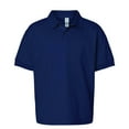 thumbnail image 5 of Gildan Youth DryBlend Jersey Polo Classic Fit Tee, Breathable Cotton-Poly Welt Collar T-Shirt, Navy, L, 5 of 5