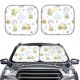thumbnail image 2 of Fotbe Green Blue Avocado Juego de 2 Piezas de Parasoles para Parabrisas | Bloqueador Solar para Auto | Accesorios Plegables para Protección Solar Interior-Small, 2 of 6